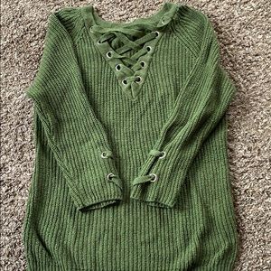 Green sweater